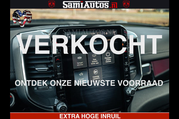 Dodge Ram 1500 Night Premium | Full Option | De Meest Luxe Pick-Up in zijn Klasse | Comfortabele Dubbele Cabine met Royale 5 Zitplaatsen | BPM vrij | Nu Leverbaar uit Voorraad | Voorraad Nr 2200 - 0886