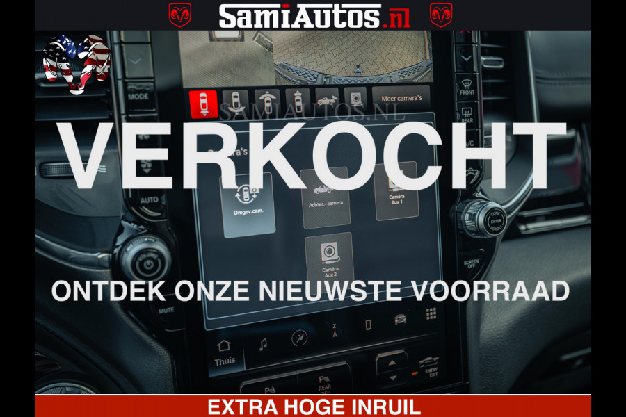 Dodge Ram 1500 Night Premium | Full Option | De Meest Luxe Pick-Up in zijn Klasse | Comfortabele Dubbele Cabine met Royale 5 Zitplaatsen | BPM vrij | Nu Leverbaar uit Voorraad | Voorraad Nr 2200 - 0886