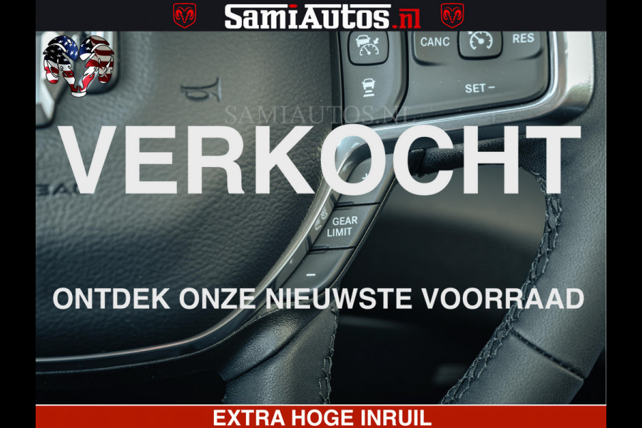 Dodge Ram 1500 Night Premium | Full Option | De Meest Luxe Pick-Up in zijn Klasse | Comfortabele Dubbele Cabine met Royale 5 Zitplaatsen | BPM vrij | Nu Leverbaar uit Voorraad | Voorraad Nr 2200 - 0886