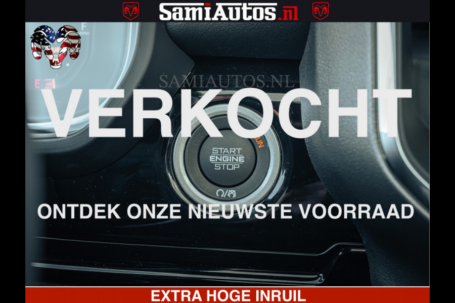 Dodge Ram 1500 Night Premium | Full Option | De Meest Luxe Pick-Up in zijn Klasse | Comfortabele Dubbele Cabine met Royale 5 Zitplaatsen | BPM vrij | Nu Leverbaar uit Voorraad | Voorraad Nr 2200 - 0886
