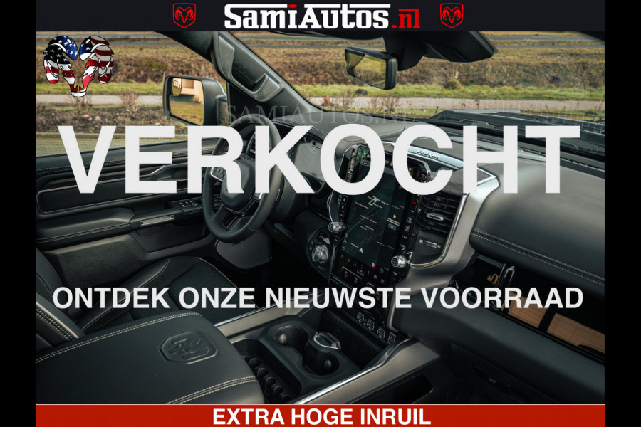 Dodge Ram 1500 Night Premium | Full Option | De Meest Luxe Pick-Up in zijn Klasse | Comfortabele Dubbele Cabine met Royale 5 Zitplaatsen | BPM vrij | Nu Leverbaar uit Voorraad | Voorraad Nr 2200 - 0886