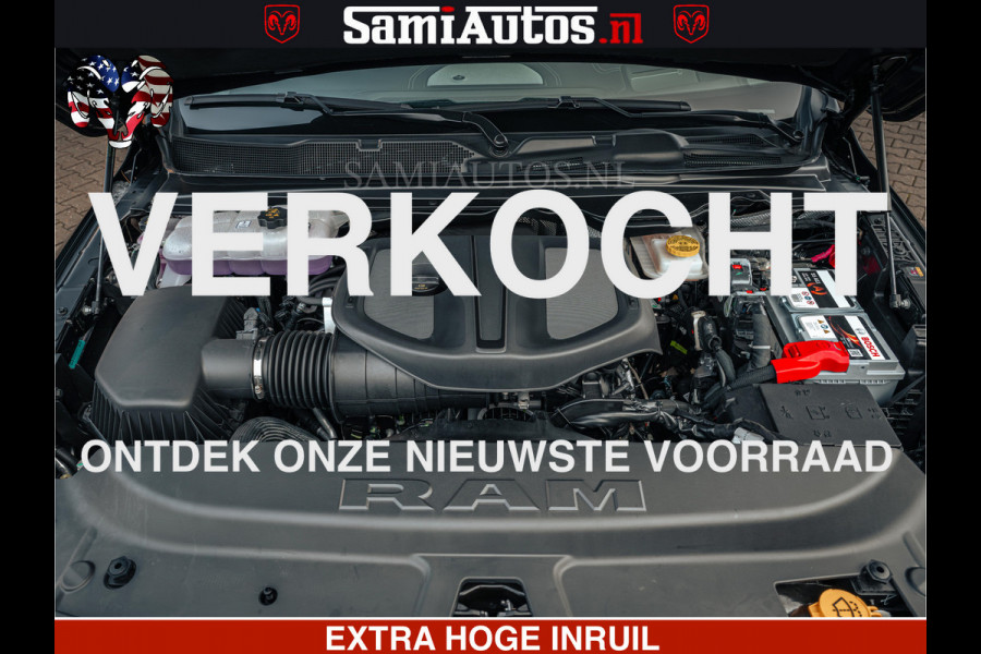 Dodge Ram 1500 Night Premium | Full Option | De Meest Luxe Pick-Up in zijn Klasse | Comfortabele Dubbele Cabine met Royale 5 Zitplaatsen | BPM vrij | Nu Leverbaar uit Voorraad | Voorraad Nr 2200 - 0886