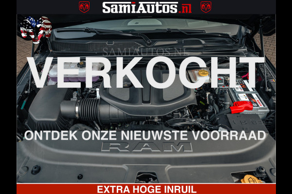 Dodge Ram 1500 Night Premium | Full Option | De Meest Luxe Pick-Up in zijn Klasse | Comfortabele Dubbele Cabine met Royale 5 Zitplaatsen | BPM vrij | Nu Leverbaar uit Voorraad | Voorraad Nr 2200 - 0886