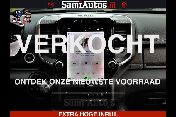 Dodge Ram 1500 Laramie Sport | HEMI 5.7 V8 4x4 | LPG | Grootscherm 12" | LARAMIE PERFORMANCE | ZWART | CREWCAB 5'7 | GRIJSKENTEKEN | DUBBELE CABINE | 5 Persoons | VOORRAAD NR 2525 - 1256
