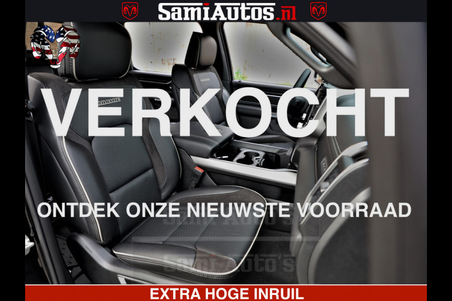 Dodge Ram 1500 Laramie Sport | HEMI 5.7 V8 4x4 | LPG | Grootscherm 12" | LARAMIE PERFORMANCE | ZWART | CREWCAB 5'7 | GRIJSKENTEKEN | DUBBELE CABINE | 5 Persoons | VOORRAAD NR 2525 - 1256