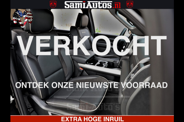 Dodge Ram 1500 Laramie Sport | HEMI 5.7 V8 4x4 | LPG | Grootscherm 12" | LARAMIE PERFORMANCE | ZWART | CREWCAB 5'7 | GRIJSKENTEKEN | DUBBELE CABINE | 5 Persoons | VOORRAAD NR 2525 - 1256