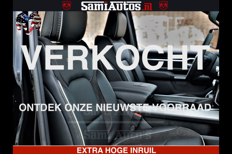 Dodge Ram 1500 Laramie Sport | HEMI 5.7 V8 4x4 | LPG | Grootscherm 12" | LARAMIE PERFORMANCE | ZWART | CREWCAB 5'7 | GRIJSKENTEKEN | DUBBELE CABINE | 5 Persoons | VOORRAAD NR 2525 - 1256