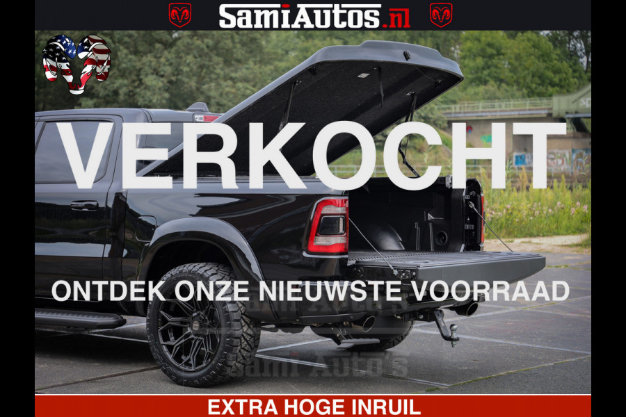 Dodge Ram 1500 Laramie Sport | HEMI 5.7 V8 4x4 | LPG | Grootscherm 12" | LARAMIE PERFORMANCE | ZWART | CREWCAB 5'7 | GRIJSKENTEKEN | DUBBELE CABINE | 5 Persoons | VOORRAAD NR 2525 - 1256