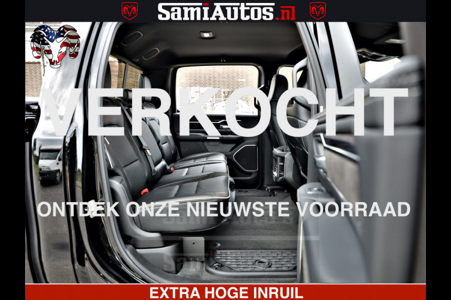 Dodge Ram 1500 Laramie Sport | HEMI 5.7 V8 4x4 | LPG | Grootscherm 12" | LARAMIE PERFORMANCE | ZWART | CREWCAB 5'7 | GRIJSKENTEKEN | DUBBELE CABINE | 5 Persoons | VOORRAAD NR 2525 - 1256