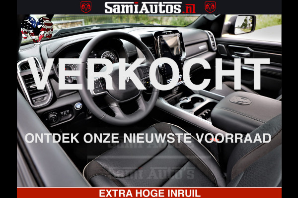 Dodge Ram 1500 Laramie Sport | HEMI 5.7 V8 4x4 | LPG | Grootscherm 12" | LARAMIE PERFORMANCE | ZWART | CREWCAB 5'7 | GRIJSKENTEKEN | DUBBELE CABINE | 5 Persoons | VOORRAAD NR 2525 - 1256