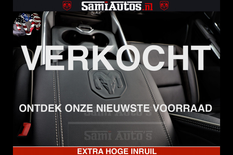Dodge Ram 1500 Laramie Sport | HEMI 5.7 V8 4x4 | LPG | Grootscherm 12" | LARAMIE PERFORMANCE | ZWART | CREWCAB 5'7 | GRIJSKENTEKEN | DUBBELE CABINE | 5 Persoons | VOORRAAD NR 2525 - 1256