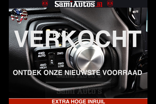 Dodge Ram 1500 Laramie Sport | HEMI 5.7 V8 4x4 | LPG | Grootscherm 12" | LARAMIE PERFORMANCE | ZWART | CREWCAB 5'7 | GRIJSKENTEKEN | DUBBELE CABINE | 5 Persoons | VOORRAAD NR 2525 - 1256
