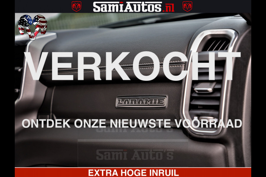 Dodge Ram 1500 Laramie Sport | HEMI 5.7 V8 4x4 | LPG | Grootscherm 12" | LARAMIE PERFORMANCE | ZWART | CREWCAB 5'7 | GRIJSKENTEKEN | DUBBELE CABINE | 5 Persoons | VOORRAAD NR 2525 - 1256