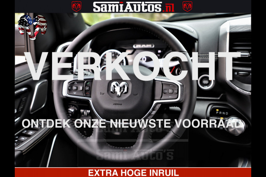 Dodge Ram 1500 Laramie Sport | HEMI 5.7 V8 4x4 | LPG | Grootscherm 12" | LARAMIE PERFORMANCE | ZWART | CREWCAB 5'7 | GRIJSKENTEKEN | DUBBELE CABINE | 5 Persoons | VOORRAAD NR 2525 - 1256