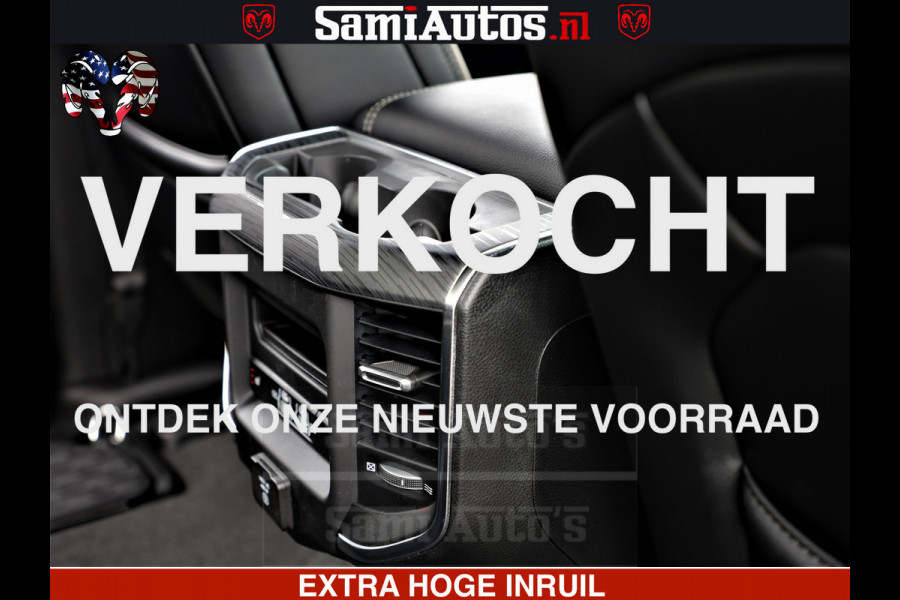 Dodge Ram 1500 Laramie Sport | HEMI 5.7 V8 4x4 | LPG | Grootscherm 12" | LARAMIE PERFORMANCE | ZWART | CREWCAB 5'7 | GRIJSKENTEKEN | DUBBELE CABINE | 5 Persoons | VOORRAAD NR 2525 - 1256