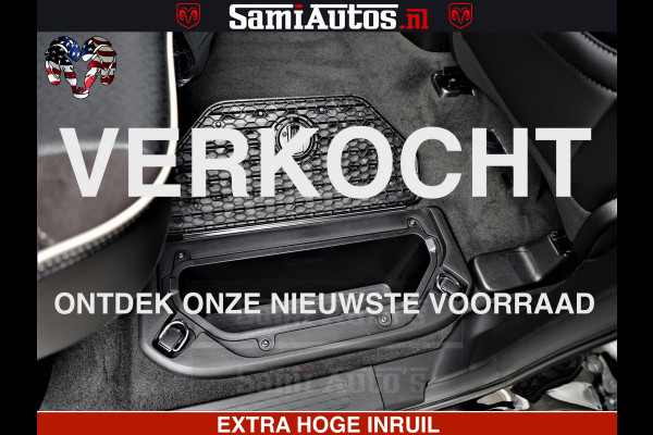 Dodge Ram 1500 Laramie Sport | HEMI 5.7 V8 4x4 | LPG | Grootscherm 12" | LARAMIE PERFORMANCE | ZWART | CREWCAB 5'7 | GRIJSKENTEKEN | DUBBELE CABINE | 5 Persoons | VOORRAAD NR 2525 - 1256