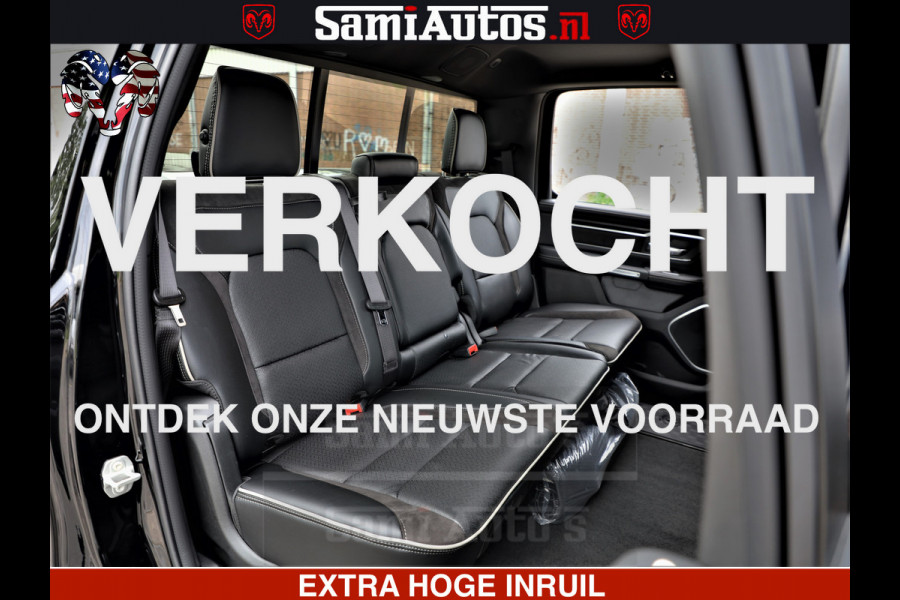 Dodge Ram 1500 Laramie Sport | HEMI 5.7 V8 4x4 | LPG | Grootscherm 12" | LARAMIE PERFORMANCE | ZWART | CREWCAB 5'7 | GRIJSKENTEKEN | DUBBELE CABINE | 5 Persoons | VOORRAAD NR 2525 - 1256