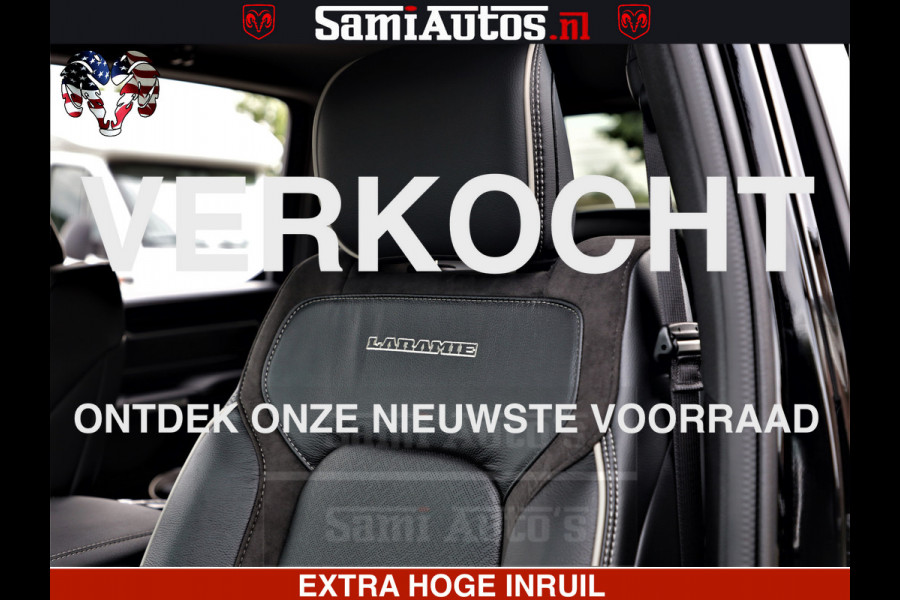 Dodge Ram 1500 Laramie Sport | HEMI 5.7 V8 4x4 | LPG | Grootscherm 12" | LARAMIE PERFORMANCE | ZWART | CREWCAB 5'7 | GRIJSKENTEKEN | DUBBELE CABINE | 5 Persoons | VOORRAAD NR 2525 - 1256