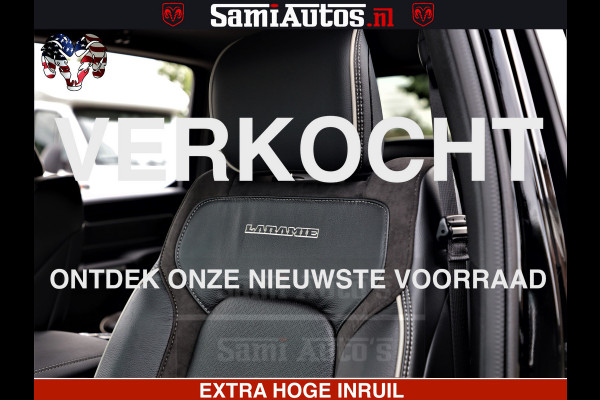 Dodge Ram 1500 Laramie Sport | HEMI 5.7 V8 4x4 | LPG | Grootscherm 12" | LARAMIE PERFORMANCE | ZWART | CREWCAB 5'7 | GRIJSKENTEKEN | DUBBELE CABINE | 5 Persoons | VOORRAAD NR 2525 - 1256