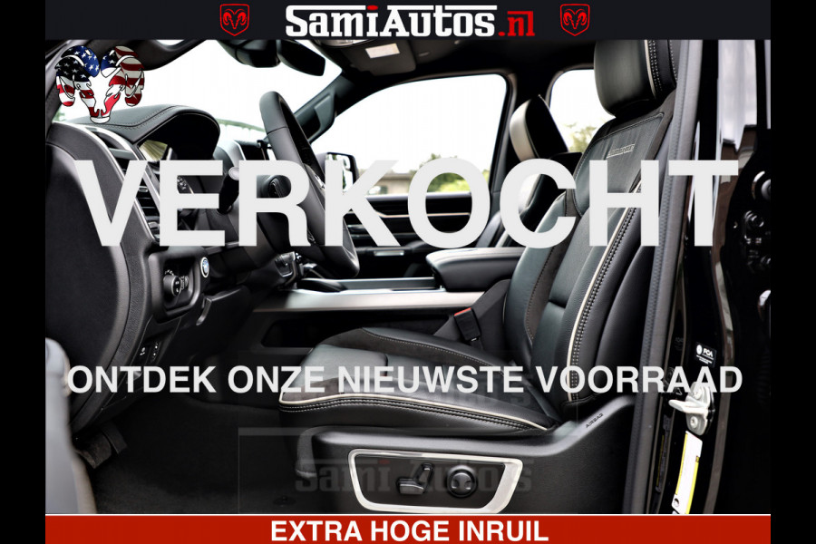 Dodge Ram 1500 Laramie Sport | HEMI 5.7 V8 4x4 | LPG | Grootscherm 12" | LARAMIE PERFORMANCE | ZWART | CREWCAB 5'7 | GRIJSKENTEKEN | DUBBELE CABINE | 5 Persoons | VOORRAAD NR 2525 - 1256