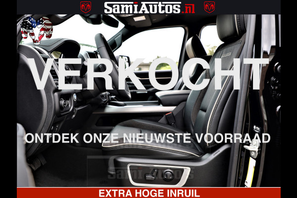 Dodge Ram 1500 Laramie Sport | HEMI 5.7 V8 4x4 | LPG | Grootscherm 12" | LARAMIE PERFORMANCE | ZWART | CREWCAB 5'7 | GRIJSKENTEKEN | DUBBELE CABINE | 5 Persoons | VOORRAAD NR 2525 - 1256