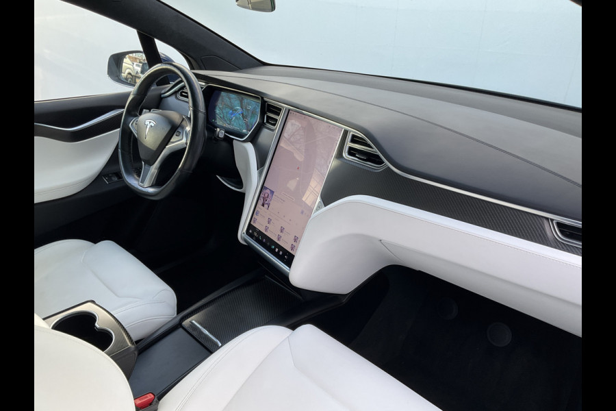 Tesla Model X 100D 7-Pers Trekhaak Autopilot Luchtvering Leer 132K Stoelverw NL-Auto!