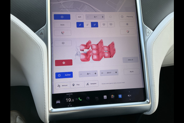 Tesla Model X 100D 7-Pers Trekhaak Autopilot Luchtvering Leer 132K Stoelverw NL-Auto!