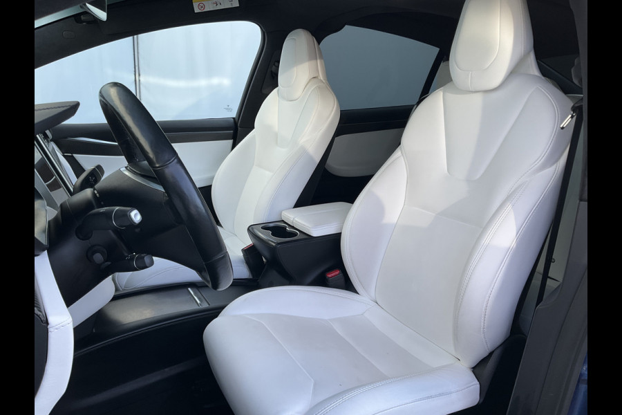 Tesla Model X 100D 7-Pers Trekhaak Autopilot Luchtvering Leer 132K Stoelverw NL-Auto!