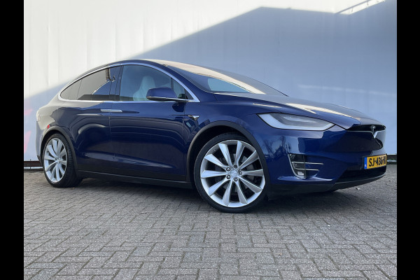 Tesla Model X 100D 7-Pers Trekhaak Autopilot Luchtvering Leer 132K Stoelverw NL-Auto!