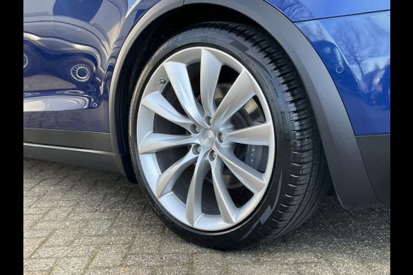 Tesla Model X 100D 7-Pers Trekhaak Autopilot Luchtvering Leer 132K Stoelverw NL-Auto!