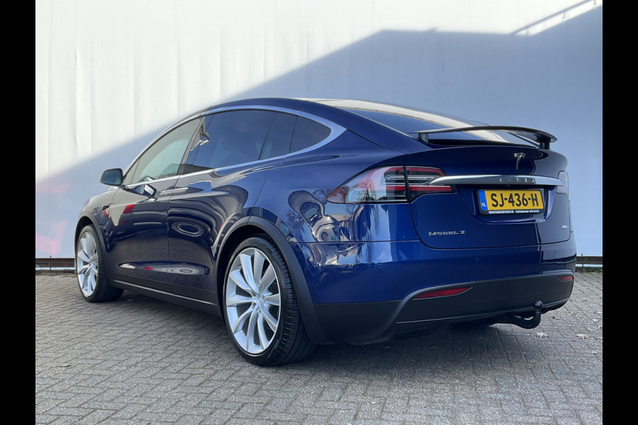 Tesla Model X 100D 7-Pers Trekhaak Autopilot Luchtvering Leer 132K Stoelverw NL-Auto!