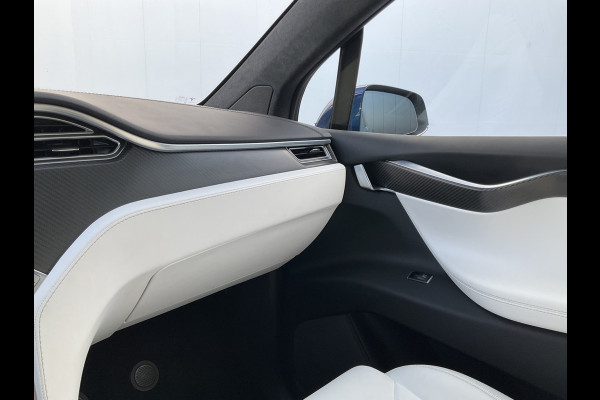 Tesla Model X 100D 7-Pers Trekhaak Autopilot Luchtvering Leer 132K Stoelverw NL-Auto!