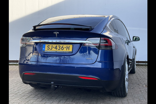 Tesla Model X 100D 7-Pers Trekhaak Autopilot Luchtvering Leer 132K Stoelverw NL-Auto!