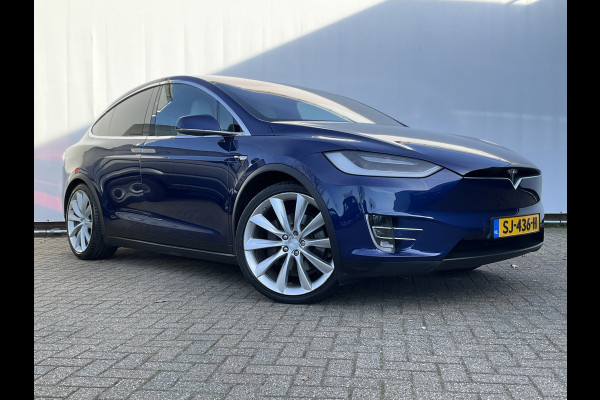 Tesla Model X 100D 7-Pers Trekhaak Autopilot Luchtvering Leer 132K Stoelverw NL-Auto!