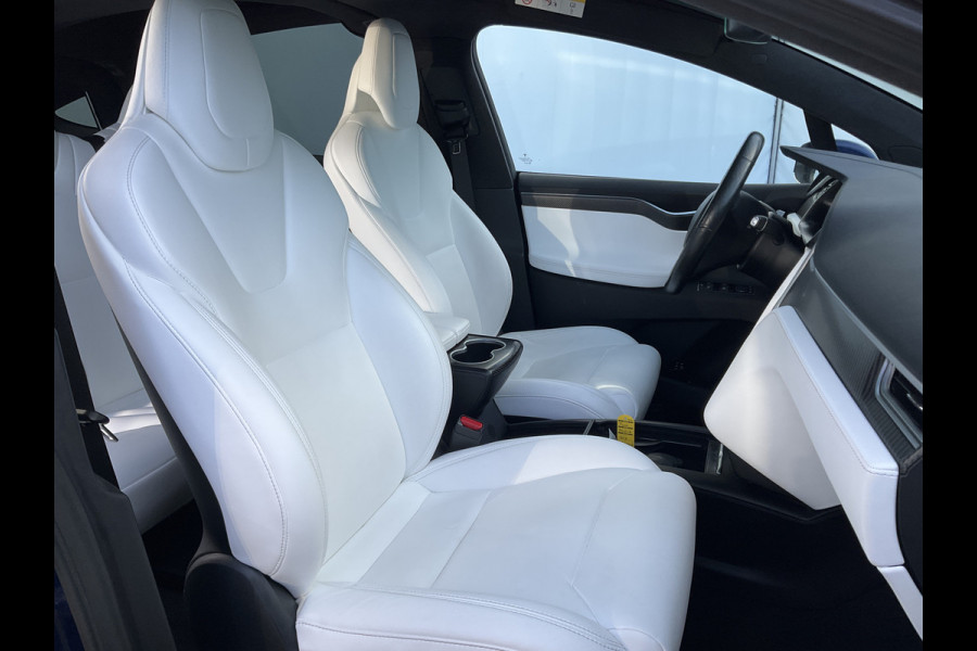 Tesla Model X 100D 7-Pers Trekhaak Autopilot Luchtvering Leer 132K Stoelverw NL-Auto!