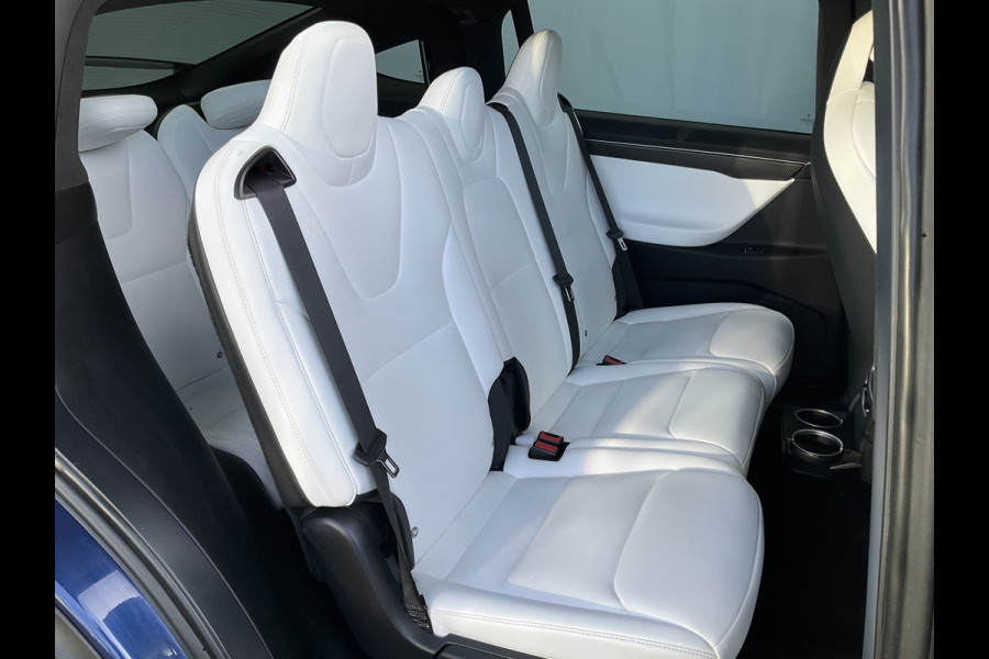 Tesla Model X 100D 7-Pers Trekhaak Autopilot Luchtvering Leer 132K Stoelverw NL-Auto!