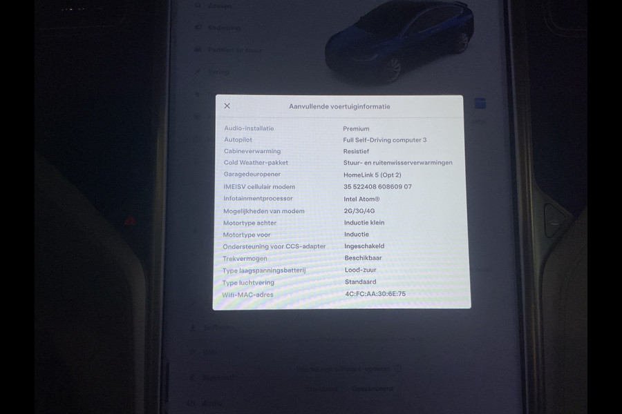 Tesla Model X 100D 7-Pers Trekhaak Autopilot Luchtvering Leer 132K Stoelverw NL-Auto!