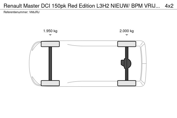 Renault Master DCI 150pk Red Edition L3H2 NIEUW/ BPM VRIJ / VOORRAAD