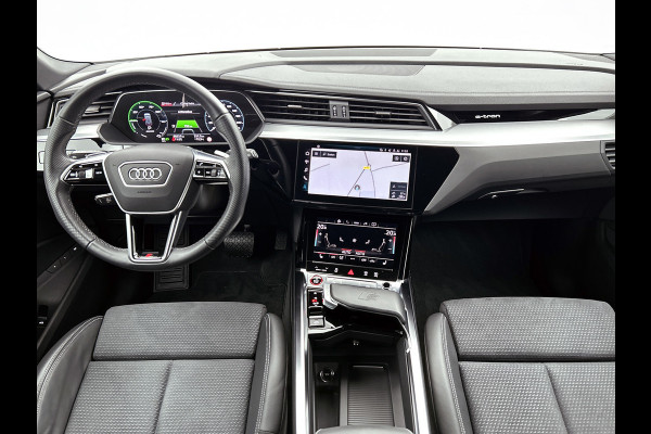 Audi e-tron S quattro 95 kWh (NL-auto, Trekhaak, Camera, StoelV, Carplay/ Android, PDC V+A, Adapt Cruise, Etc)