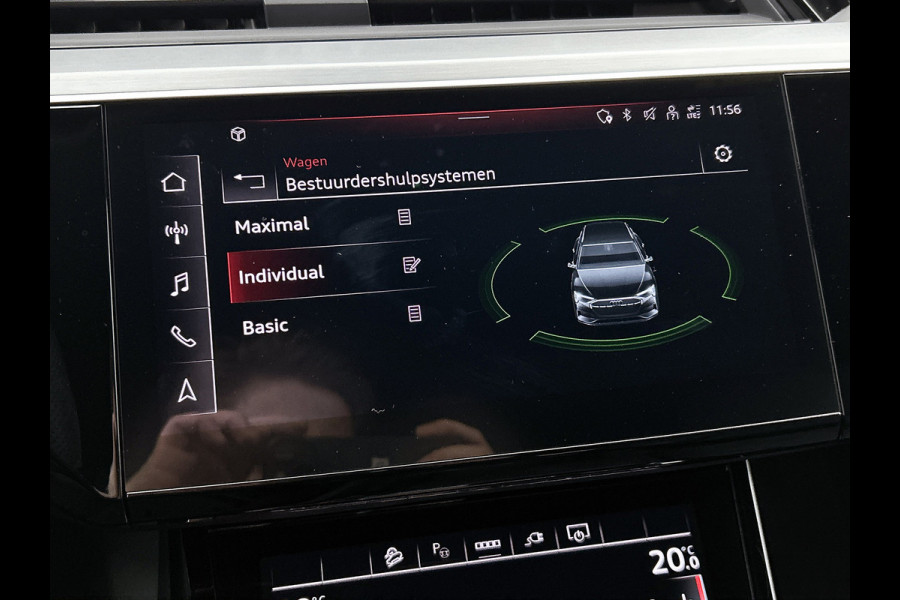 Audi e-tron S quattro 95 kWh (NL-auto, Trekhaak, Camera, StoelV, Carplay/ Android, PDC V+A, Adapt Cruise, Etc)