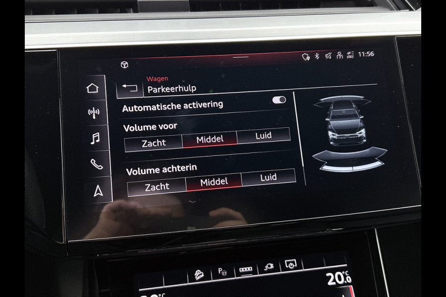 Audi e-tron S quattro 95 kWh (NL-auto, Trekhaak, Camera, StoelV, Carplay/ Android, PDC V+A, Adapt Cruise, Etc)