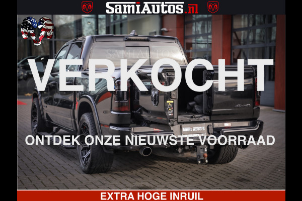Dodge Ram 1500 LIMITED BLACK OPS | 5.7 V8 402 PK HEMI | MEEST VOLLE EN LUXE UITVOERING | CREW CAB | DUBBELE CABINE DC 5 PERSOONS | CREW CAB 5 PERSOONS | DUBBELE CABINE DC | MEEST ROYALE EN COMFORTABELE BEDRIJFSAUTO | HEAD-UP | LUCHTVERING | RONDOM CAMERA | MWK KLEP | PANORAMA DAK |