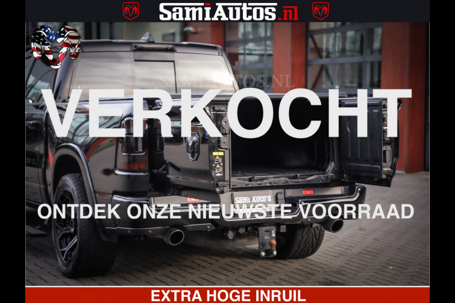 Dodge Ram 1500 LIMITED BLACK OPS | 5.7 V8 402 PK HEMI | MEEST VOLLE EN LUXE UITVOERING | CREW CAB | DUBBELE CABINE DC 5 PERSOONS | CREW CAB 5 PERSOONS | DUBBELE CABINE DC | MEEST ROYALE EN COMFORTABELE BEDRIJFSAUTO | HEAD-UP | LUCHTVERING | RONDOM CAMERA | MWK KLEP | PANORAMA DAK |