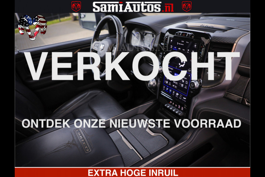 Dodge Ram 1500 LIMITED BLACK OPS | 5.7 V8 402 PK HEMI | MEEST VOLLE EN LUXE UITVOERING | CREW CAB | DUBBELE CABINE DC 5 PERSOONS | CREW CAB 5 PERSOONS | DUBBELE CABINE DC | MEEST ROYALE EN COMFORTABELE BEDRIJFSAUTO | HEAD-UP | LUCHTVERING | RONDOM CAMERA | MWK KLEP | PANORAMA DAK |
