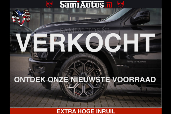 Dodge Ram 1500 LIMITED BLACK OPS | 5.7 V8 402 PK HEMI | MEEST VOLLE EN LUXE UITVOERING | CREW CAB | DUBBELE CABINE DC 5 PERSOONS | CREW CAB 5 PERSOONS | DUBBELE CABINE DC | MEEST ROYALE EN COMFORTABELE BEDRIJFSAUTO | HEAD-UP | LUCHTVERING | RONDOM CAMERA | MWK KLEP | PANORAMA DAK |