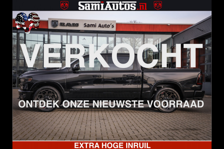 Dodge Ram 1500 LIMITED BLACK OPS | 5.7 V8 402 PK HEMI | MEEST VOLLE EN LUXE UITVOERING | CREW CAB | DUBBELE CABINE DC 5 PERSOONS | CREW CAB 5 PERSOONS | DUBBELE CABINE DC | MEEST ROYALE EN COMFORTABELE BEDRIJFSAUTO | HEAD-UP | LUCHTVERING | RONDOM CAMERA | MWK KLEP | PANORAMA DAK |