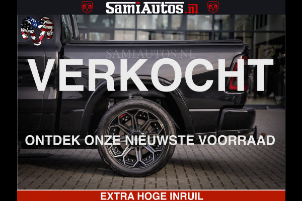 Dodge Ram 1500 LIMITED BLACK OPS | 5.7 V8 402 PK HEMI | MEEST VOLLE EN LUXE UITVOERING | CREW CAB | DUBBELE CABINE DC 5 PERSOONS | CREW CAB 5 PERSOONS | DUBBELE CABINE DC | MEEST ROYALE EN COMFORTABELE BEDRIJFSAUTO | HEAD-UP | LUCHTVERING | RONDOM CAMERA | MWK KLEP | PANORAMA DAK |