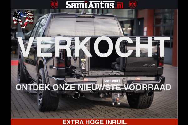 Dodge Ram 1500 LIMITED BLACK OPS | 5.7 V8 402 PK HEMI | MEEST VOLLE EN LUXE UITVOERING | CREW CAB | DUBBELE CABINE DC 5 PERSOONS | CREW CAB 5 PERSOONS | DUBBELE CABINE DC | MEEST ROYALE EN COMFORTABELE BEDRIJFSAUTO | HEAD-UP | LUCHTVERING | RONDOM CAMERA | MWK KLEP | PANORAMA DAK |