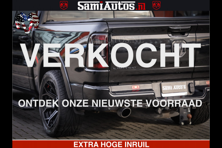 Dodge Ram 1500 LIMITED BLACK OPS | 5.7 V8 402 PK HEMI | MEEST VOLLE EN LUXE UITVOERING | CREW CAB | DUBBELE CABINE DC 5 PERSOONS | CREW CAB 5 PERSOONS | DUBBELE CABINE DC | MEEST ROYALE EN COMFORTABELE BEDRIJFSAUTO | HEAD-UP | LUCHTVERING | RONDOM CAMERA | MWK KLEP | PANORAMA DAK |