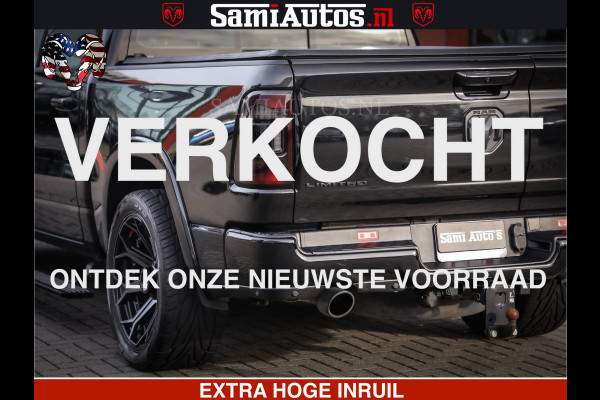 Dodge Ram 1500 LIMITED BLACK OPS | 5.7 V8 402 PK HEMI | MEEST VOLLE EN LUXE UITVOERING | CREW CAB | DUBBELE CABINE DC 5 PERSOONS | CREW CAB 5 PERSOONS | DUBBELE CABINE DC | MEEST ROYALE EN COMFORTABELE BEDRIJFSAUTO | HEAD-UP | LUCHTVERING | RONDOM CAMERA | MWK KLEP | PANORAMA DAK |